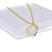 Collier Arc-en-Ciel d'Amour [Plaqué Or 18ct]