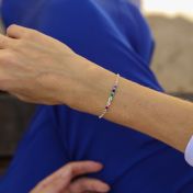 Rainbow Talisa Stars Bracelet [Sterling Silver]