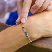 Rainbow Talisa Stars Bracelet [Sterling Silver]