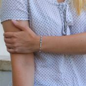 Rainbow Dazzling Love Bracelet [Sterling Silver]