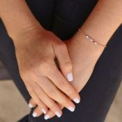 Bracelet d'Amour Éblouissant [Plaqué Or Rose 18ct]