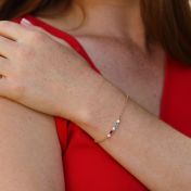 Bracelet d'Amour Éblouissant [Plaqué Or Rose 18ct]