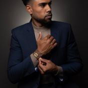 Signature Spot Diamond Map Men Bracelet with Cuban Chain [18K Gold Vermeil]