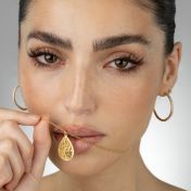 Cherished Spot Map Necklace [14 Karat Gold]