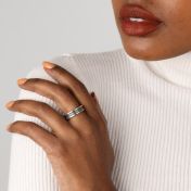 Family Circle Name Ring [Sterling Silver]