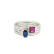 Bague Anneaux de l'Amour [Argent 925]