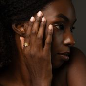 Carina Glow Diamond Ring [18K Gold Vermeil]