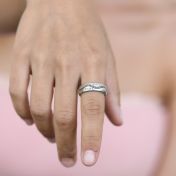 Road Taken Name Ring [Sterling Silver]