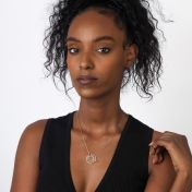 Talisa Roman Numeral Date Necklace [18K Gold Plated]