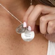 Collana Radici di Famiglia con Nome [Argento 925]