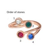 Roots Of Love Ring [Rose Gold Plated]