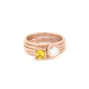 Ringe der Liebe [750er rosévergoldet]