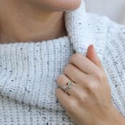 Wortels van Liefde Ring [Sterling Zilver]