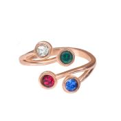 Roots Of Love Ring [Rose Gold Plated]