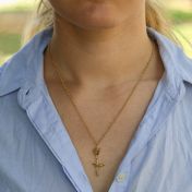 Sweet Rose Necklace [Gold Plated]