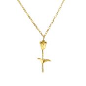 Sweet Rose Necklace [Gold Plated]