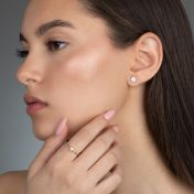 Round Diamond Stud Earrings - 0.6 ct [14 Karat Gold]