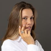 Lebende Karte Silhouette Siegel Ring [Sterlingsilber]