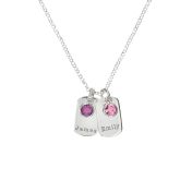 Verzauberte Charms Namenskette [Sterlingsilber]