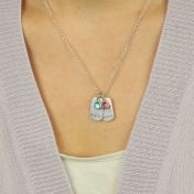 Verzauberte Charms Namenskette [Sterlingsilber]