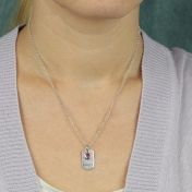 Verzauberte Charms Namenskette [Sterlingsilber]