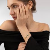 Silhouette Name Bracelet [18K Gold Vermeil]