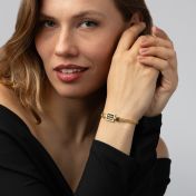 Silhouette Name Bracelet [18K Gold Vermeil]