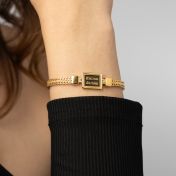 Silhouette Name Bracelet [18K Gold Vermeil]
