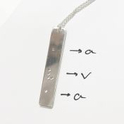 The Rule of 3 Braille Necklace