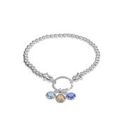 Glowing Rhapsody Birthstone Bracelet [Sterling Silver]