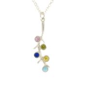 Roots of Love Necklace Vertical [Sterling Silver]