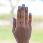 Classic Chevron Ring [Sterling Silver]