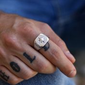 Classic Compass Men's Signet Ring - Sterling Silver