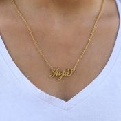Personalized Name Necklace [Gold Plated]