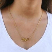 Personalized Name Necklace [Gold Plated]