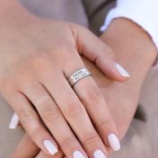 Talisa Bague Personnalisée Classique [Argent 925]
