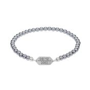 Bracelet Marque Claire Hématite Souvenirs [Argent 925]