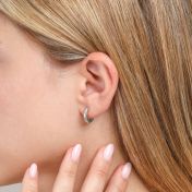 Bold Hoop Earrings - Small [Sterling Silver]