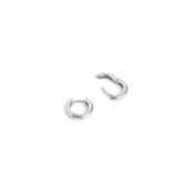 Bold Hoop Earrings - Small [Sterling Silver]