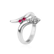 Snake Spirit Birthstone Ring [Sterling Silver]
