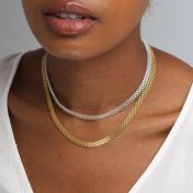 Classic Milanese Necklace [Sterling Silver]