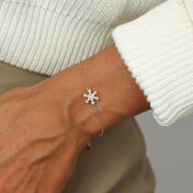 Snowflake Bracelet [18K Gold Plated]