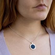 Collana in Onice con Nome [Argento 925]