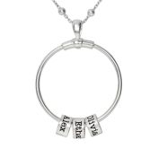 Collar con Nombre Círculo Familiar [Plata de Ley]