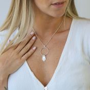 Rays of Light Name Necklace [Sterling Silver]