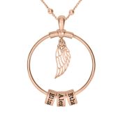 Forever Family Name Necklace [18K Rose Gold Plated]