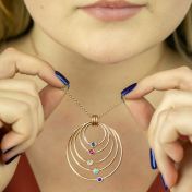 Sphären der Liebe Halskette [750er rosévergoldet]