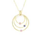 Grano Aggiuntivo con Nome per Collane di Famiglia [Placcato Oro 18kt]