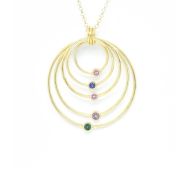 Grano Aggiuntivo con Nome per Collane di Famiglia [Placcato Oro 18kt]