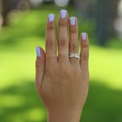 Family Circles Spinner Ring Shiny [Sterling Silver] - 3 Spinners